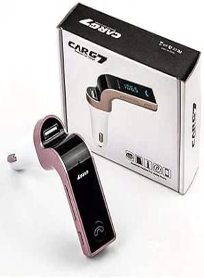 G-7 FM transmitter device range and MP3 player for cars, with USB port and charger,Excellent Color 4 IN 1 led bluetooth car fm transmitter
